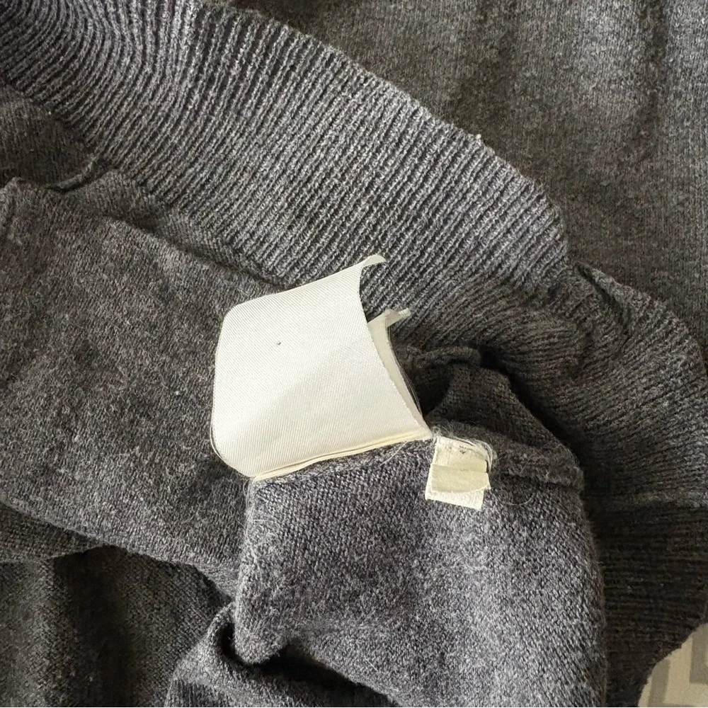 NEIGHBORHOOD Japan sz M Gray Light Weight Cardigan Vneck Long Sleeve - Picture 10 of 13